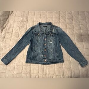 See Thru Soul distressed Jean jacket